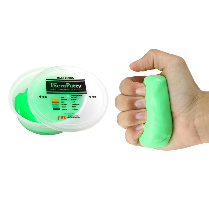 CanDo TheraPutty Standard Hand Exercise Putty For Rehabilitation, Exercises