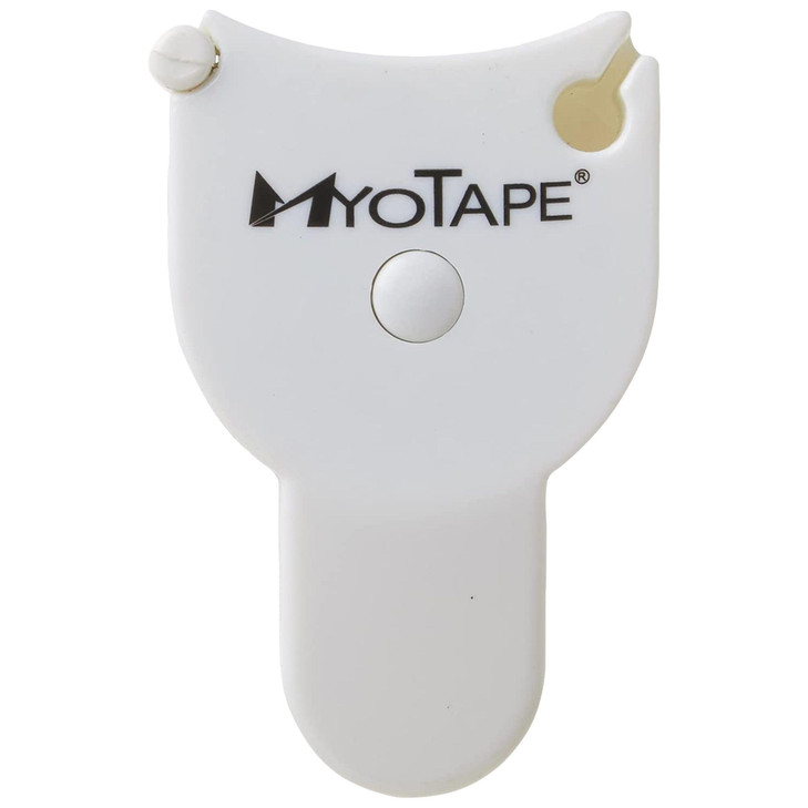 MyoTape Vinyl Body Measuring Tape - One Handed Use with Push Button Retraction