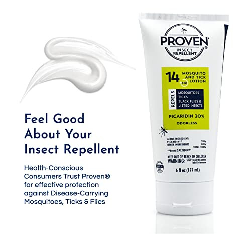Proven Insect Repellent Lotion, Keep Mosquitoes, Ticks and Flies Off, DEET