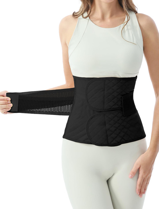 Allaugh Postpartum Belly Band for Women: Abdominal Binder Post Surgery, C