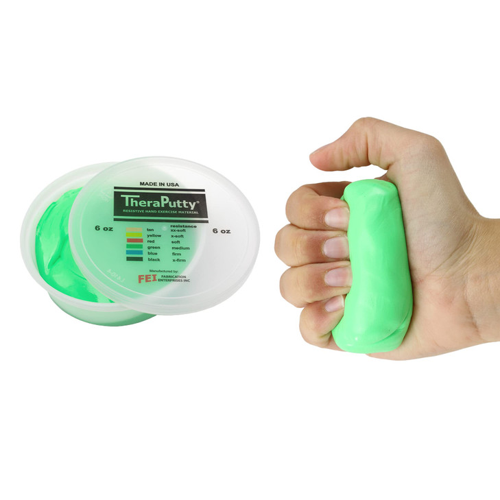 CanDo TheraPutty Standard Hand Exercise Putty For Rehabilitation, Exercises