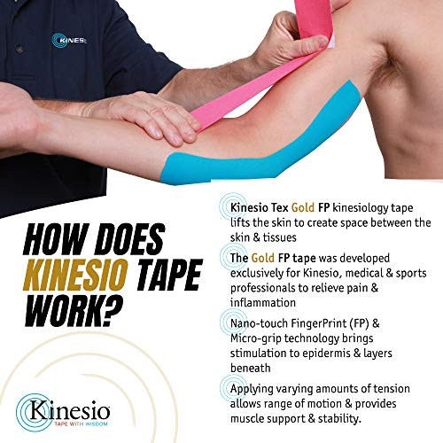 Kinesio Taping - Elastic Therapeutic Athletic Tape Tex Gold FP - 2 in. x 16.4 ft
