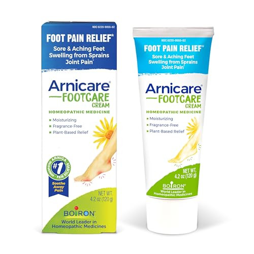 Boiron Arnicare Footcare Cream for Foot Pain Relief from Aches, Soreness, Joint
