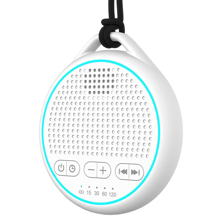 Fourair White Noise Sound Machine with 25 Soothing Natural Sounds Rechargeable