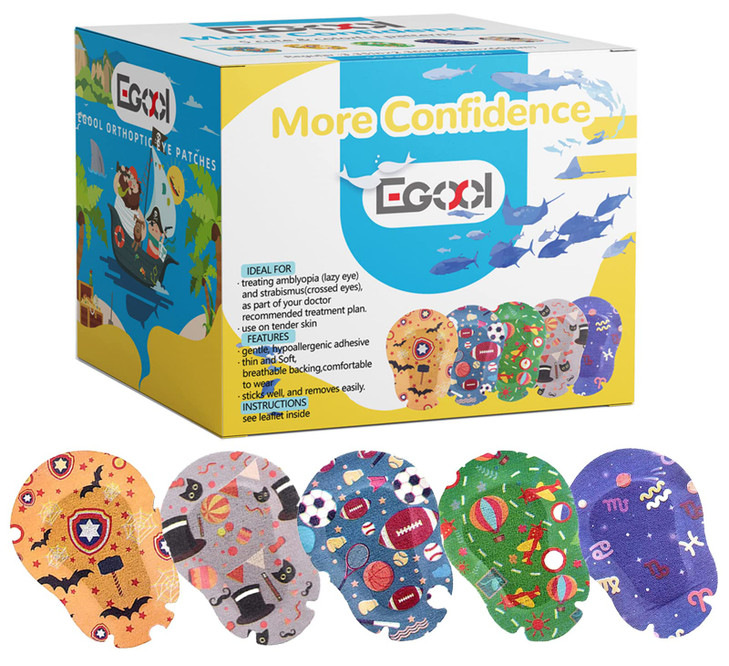 EGOOL Adhesive Eye Patches for Kids