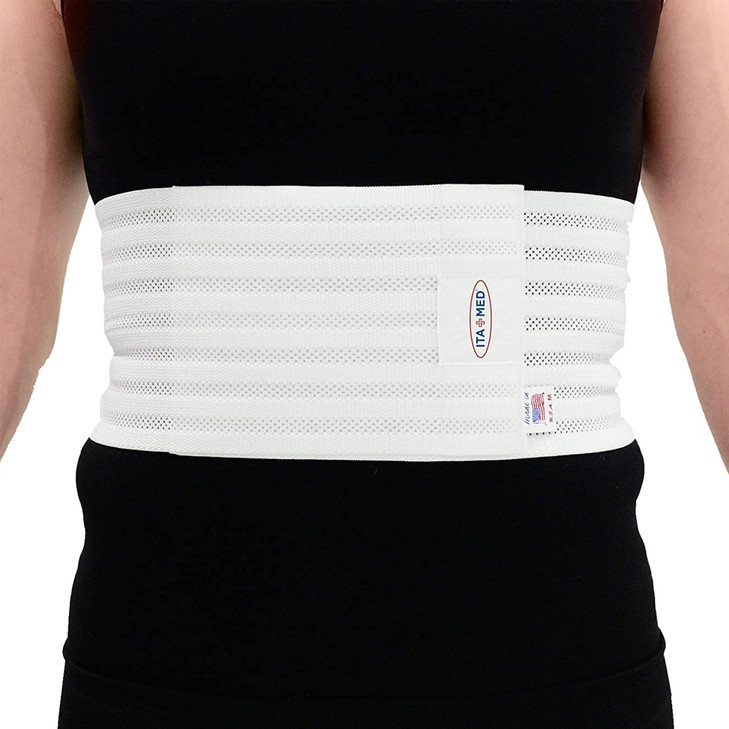 ITA-MED Breathable Elastic Rib Brace for Men, Ideal Compression Support