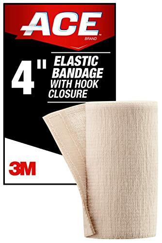 ACE 4" Elastic Bandage with Hook Closure, Beige