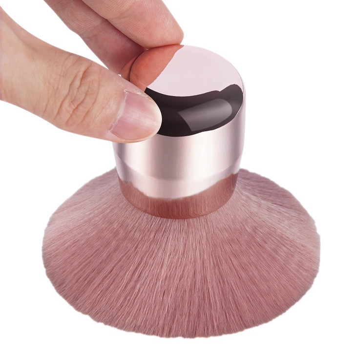 Vaincre Nail Art Dust Powder Remover Brush, Soft Nail Art Dust Cleaner Brush for Acrylic Application and Makeup(Pink)