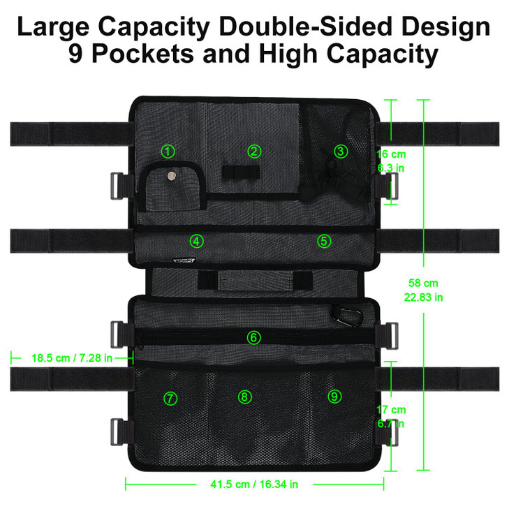 supregear Walker Bag, Seniors Storage Caddy Accessory (Double Sided), Attachment