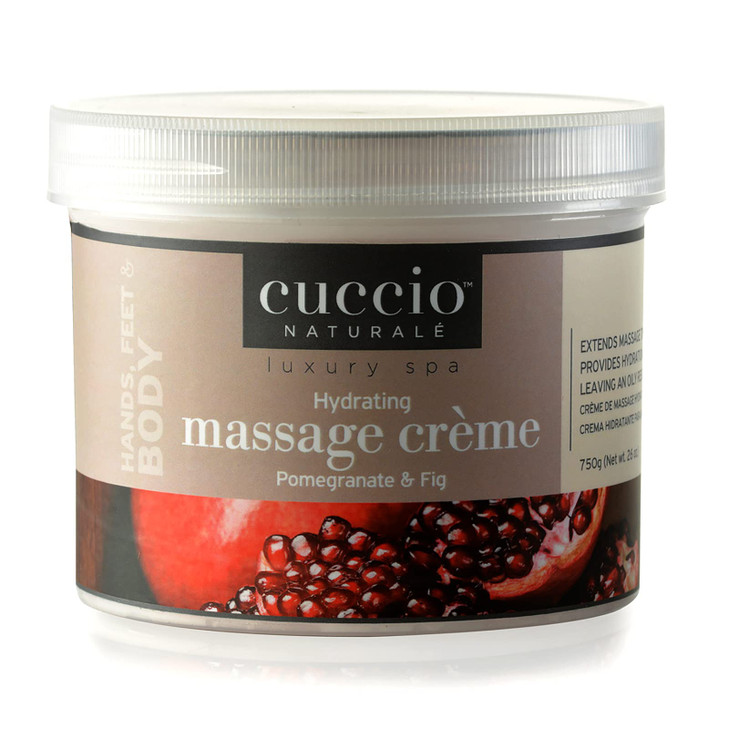 Cuccio Naturale Massage Creme - Non-Greasy Energizing Formula