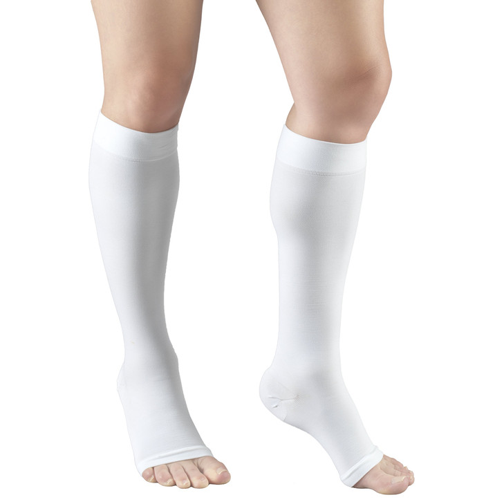 Truform 20-30 mmHg Compression Stockings for Men and Women, Knee High Length