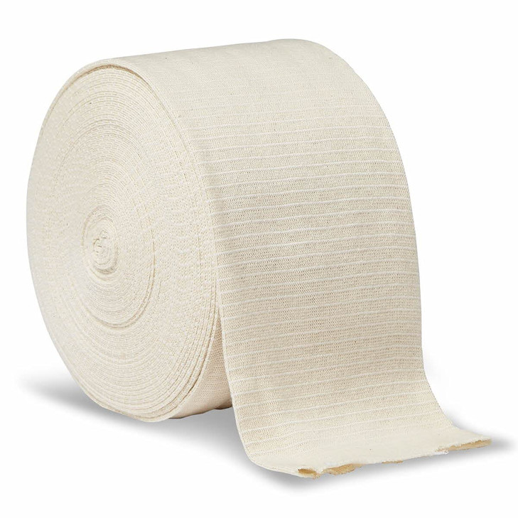 Medline Medigrip Elastic Latex Tubular Bandages, Size F, 4" W (10 cm), for Large