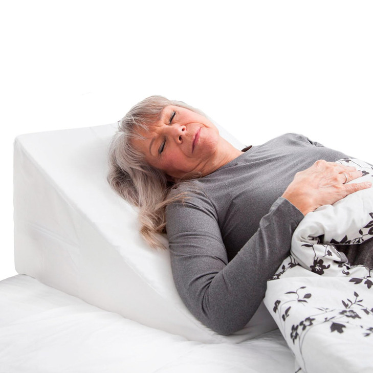 DMI Bed Wedge Pillow and Triangle Wedge with Elevated Incline for Neck Pain