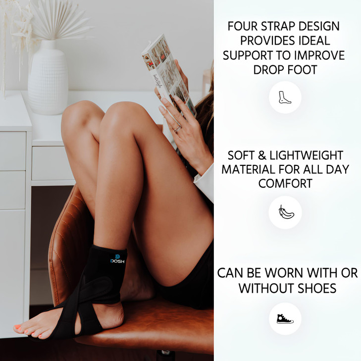 Dosh AFO Foot Drop Brace - Drop Foot Brace for Walking