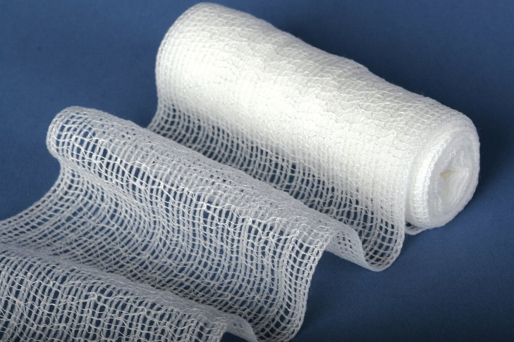 Medline Sterile Conforming Stretch Gauze Bandages, 6" x 80"