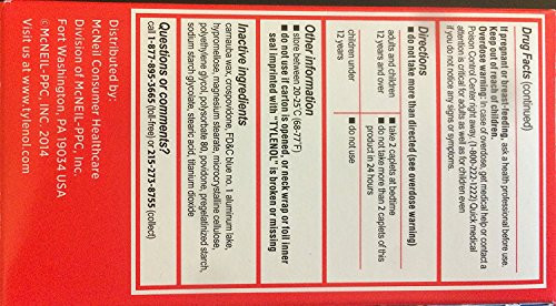 Tylenol PM Extra Strength Caplets (225 ct.) (2 Pack)