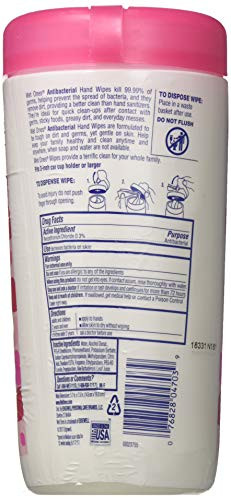 Wet Ones Antibacterial Hand Wipes, Fresh Scent 40 Each (Pack of 12)