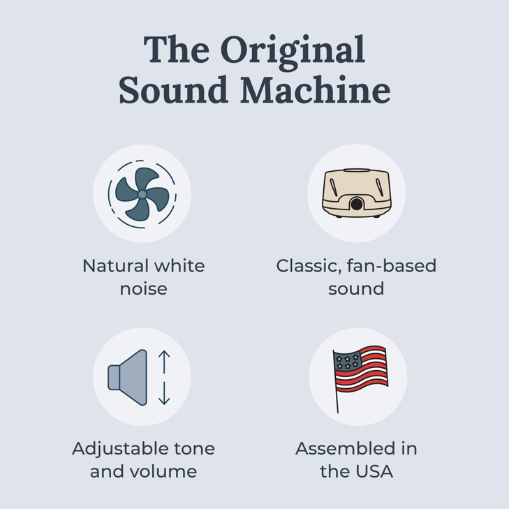 Yogasleep Dohm Classic (Tan) The Original White Noise Machine, Soothing Natural