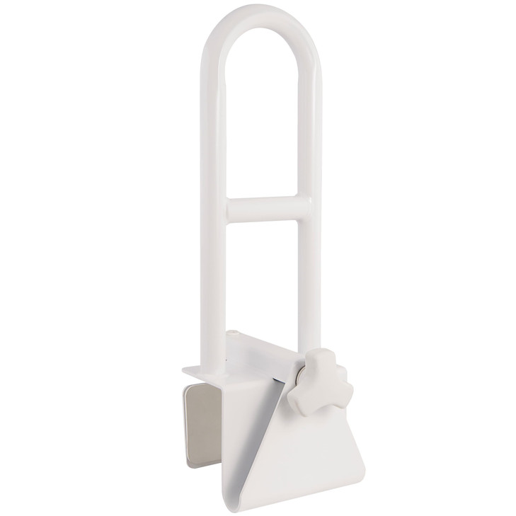 Vaunn Medical Adjustable Bathtub Safety Rail Shower Grab Bar Handle, Stainless