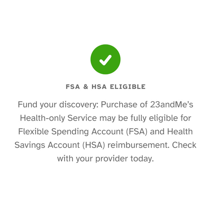 23andMe Health-only Service - DNA Test with Personal Genetic Reports