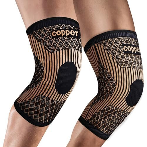 SHENGYADE Knee Brace for Women & Men0nce, Copper Knee Braces for Knee Pain