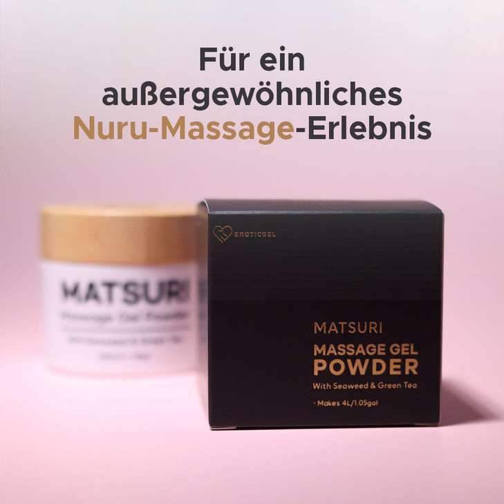 Nuru Massage Gel Therapy Powder 40g - Seaweed & Green Tea