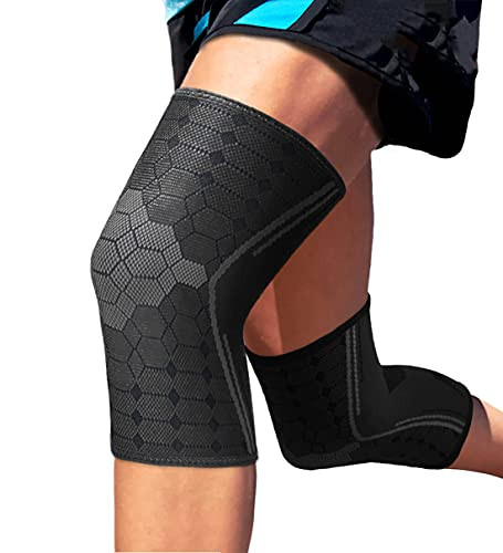Sparthos Knee Compression Sleeves by (Pair)