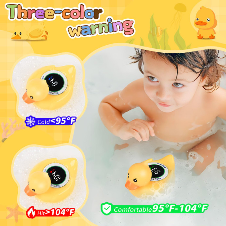Baby Bath Thermometer Duck Toy