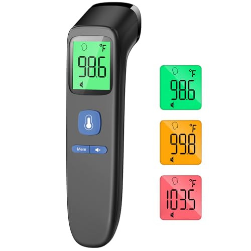 No-Touch Forehead Thermometer for Adults, Infrared Digital Baby Thermometer