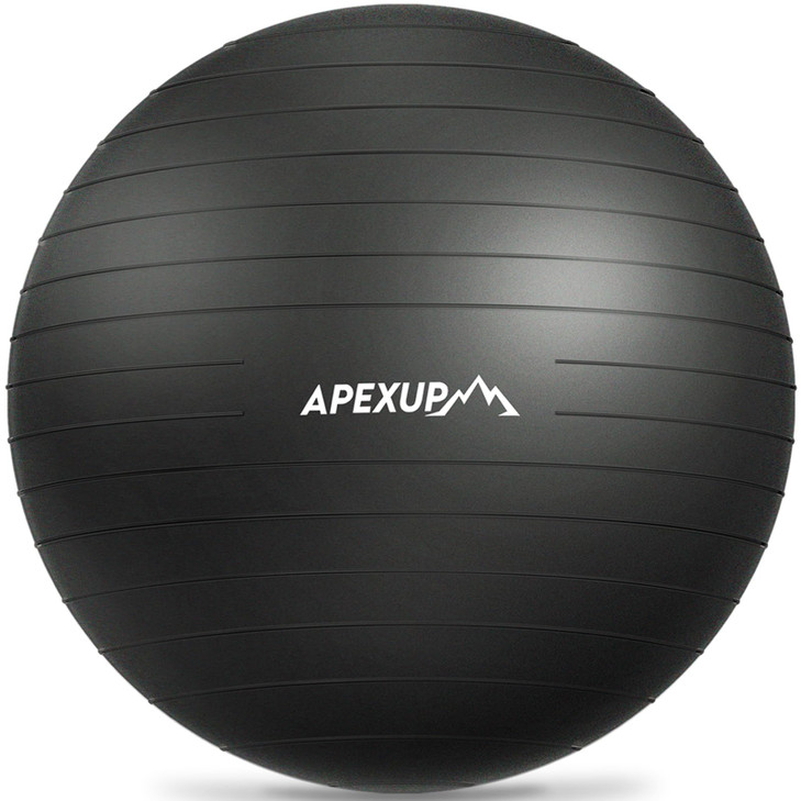 APEXUP Yoga Ball Exercise Ball Anti Slip Heavy Duty for Fitness, Balance & Core