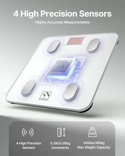 FITINDEX Smart Scale for Body Weight, FSA&HSA Eligible, Scale with BMI, Body