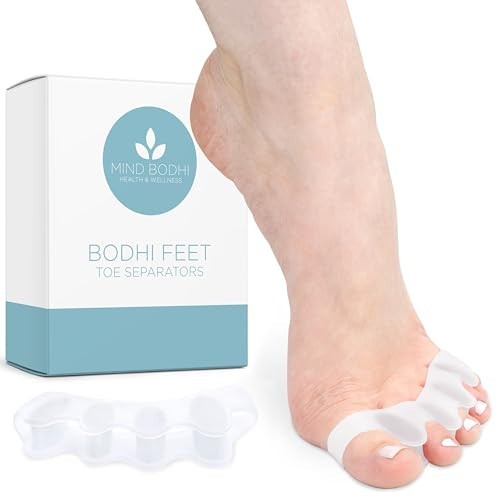 Mind Bodhi Toe Separators/Toe Spacers - For Men and Women - Regular Size - White