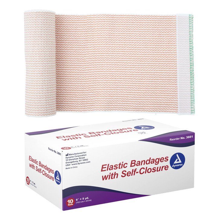 Dynarex Elastic Bandages with Self-Closure, Outstanding Compression and Stretch