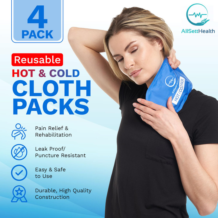 Ice Packs for Injuries Reusable for Swelling & Pain Relief