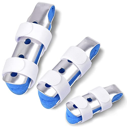 Sopito Finger Splint, 3PCS Finger Support Brace Stabilizer for Straightening