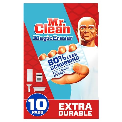 Mr. Clean Magic Eraser Sponge, All Purpose Cleaner, Cleaning Scrubber, Wall