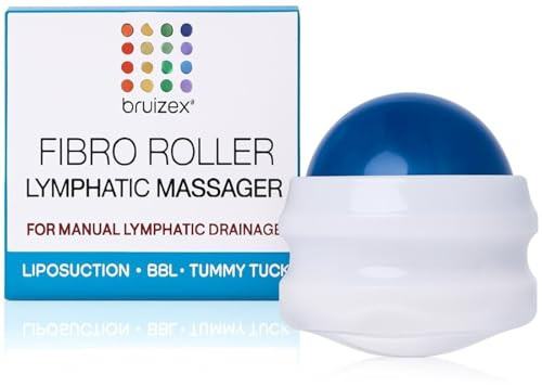 Bruizex Lymphatic Drainage Massager, Massage Roller Ball, Fibro Body Roller