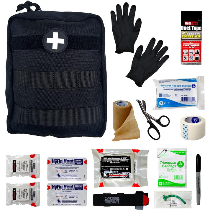 IFAK (Individual First Aid Kit) Trauma Kit with CAT Tourniquet