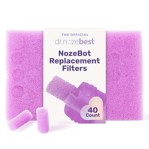 Dr. Noze Best - NozeBot Replacement Filters - Electric Baby Nasal Aspirator