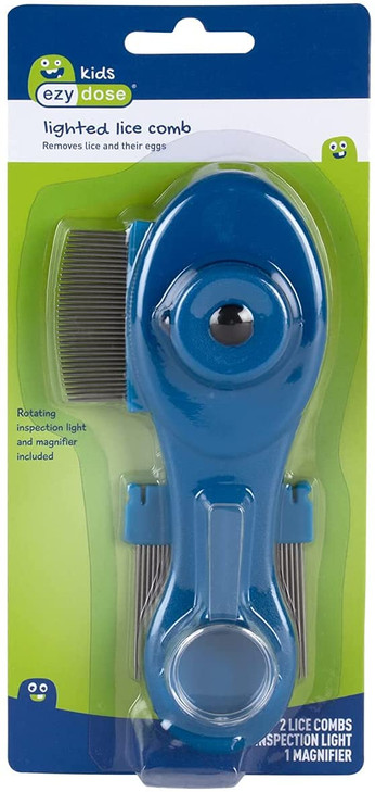 EZY DOSE Kids Lice and Eggs Comb, Hair Care for Baby, Toddler, Adult, Includes