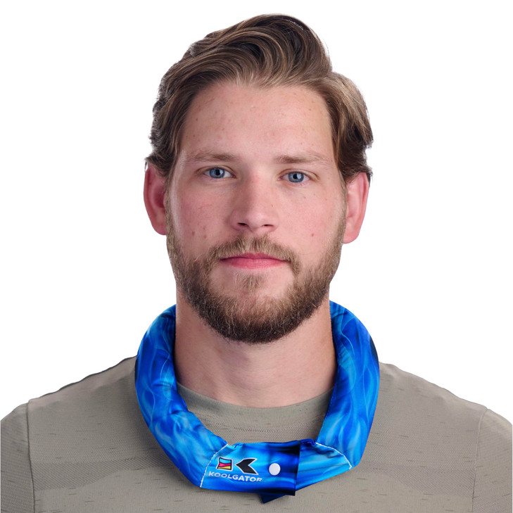 KOOLGATOR Evaporative Cooling Neck Wrap - Reusable Neck Cooler