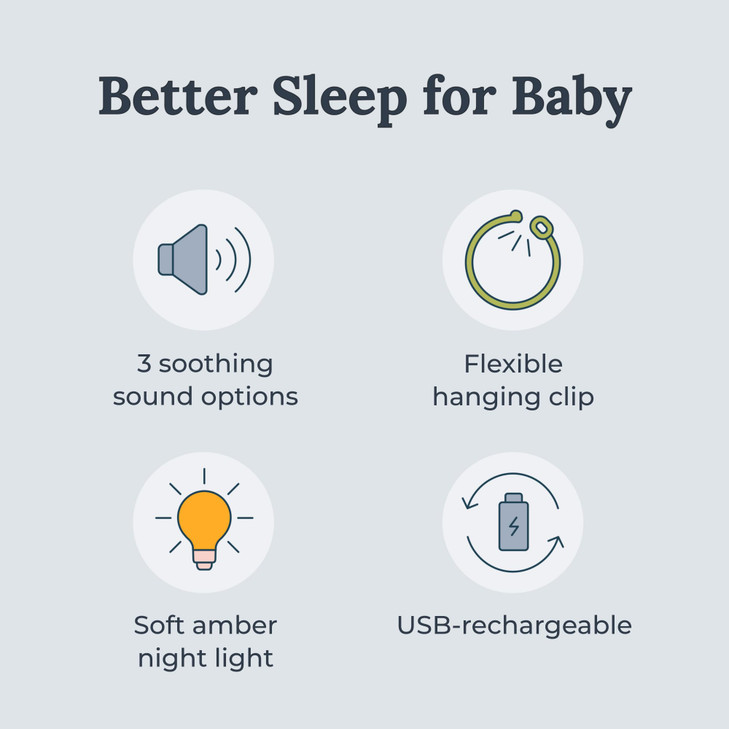 Yogasleep Hushh Portable White Noise Sound Machine for Baby - 2 Pack