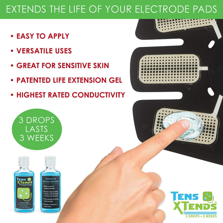 FlexTone TensXtends Conductive Adhesive Gel for Tens Pads