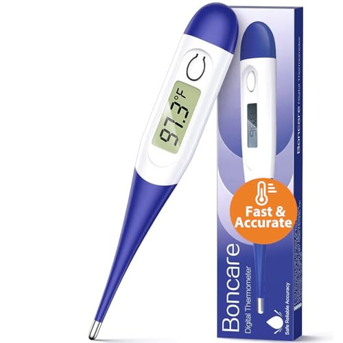 Boncare 10 Seconds Digital Thermometer for Adults and Kids