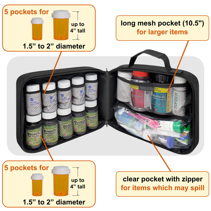 StarPlus2 Large Pill Bottle Organizer