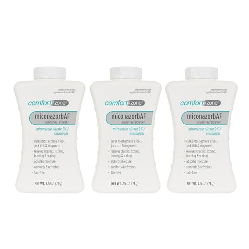 Comfort Zone Miconazorb Antifungal Powder, Talc-Free, Miconazole Nitrate 2%
