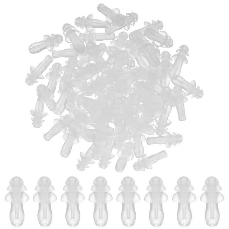 SUPVOX 40pcs Silicone Earplugs Soft Ear Protection Earplugs Water-Proof Ear