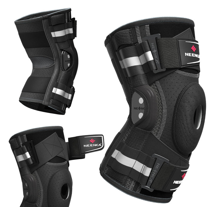 NEENCA Professional Knee Brace for Knee Pain, Hinged Knee Support with Patented