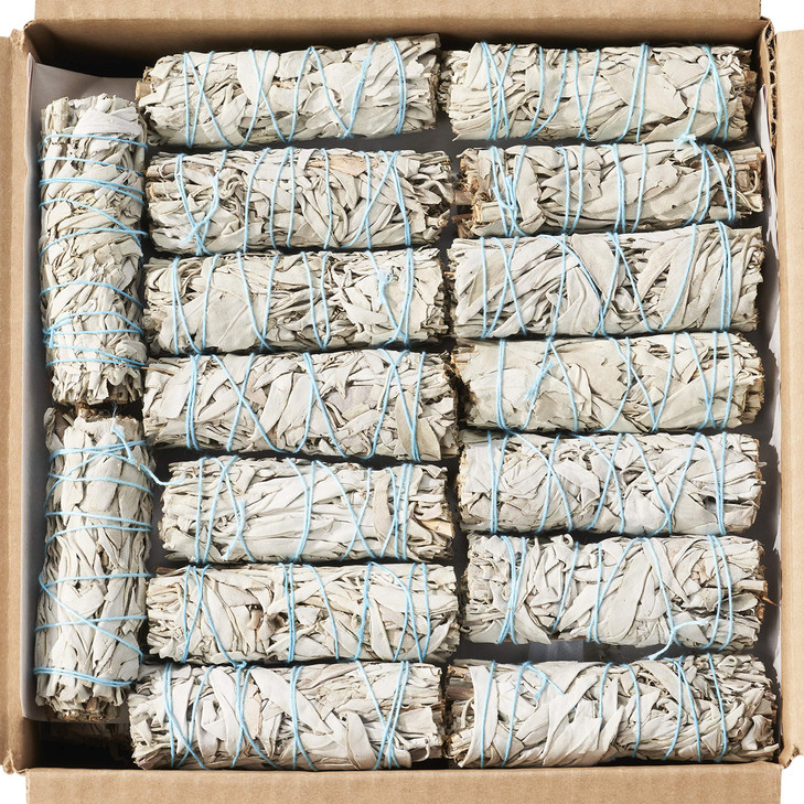 25 White Sage 4" ~ Sage Smudge Sticks for Smudging & Cleansing Energy ~