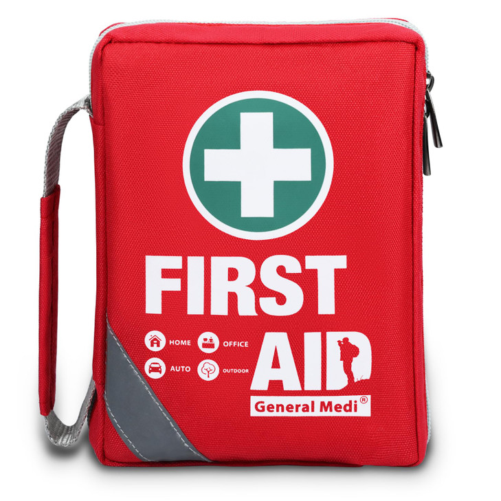 General Medi First Aid Kit - Small Compact First Aid Kit Bag(175 Piece)